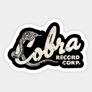 Cobra Records Sticker